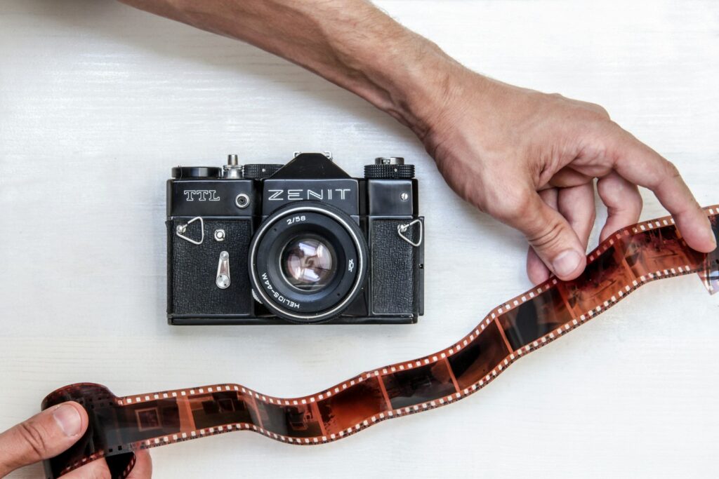 Vintage 35mm film camera